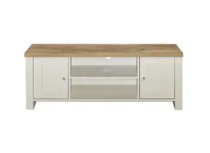 Birlea Highgate Large TV Unit Cream & Oak