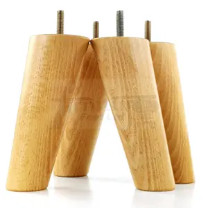 Angled Wood Sofa Legs Oak Washed 150mm High Set Of 4 Replacement Furniture Feet Sette Chairs Sofa M8