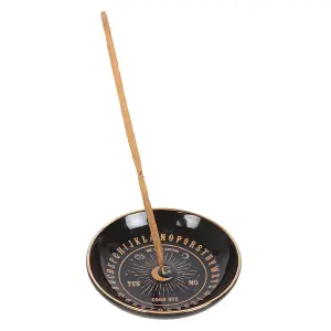 Something Different Talking Board Incense Holder Black/Orange (One Size)