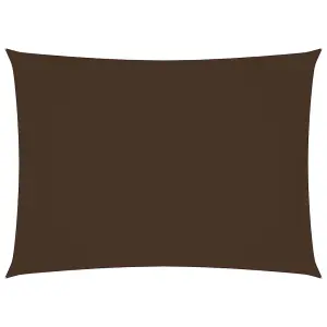 Berkfield Sunshade Sail Oxford Fabric Rectangular 4x5 m Brown