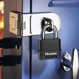 Master Lock Weather tough Black Zinc Combination Padlock (H)46mm (W)57mm