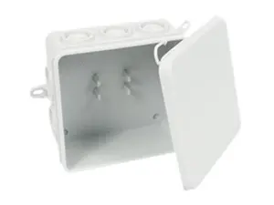 High-Quality 80mm Square IP54 Junction Box for Indoor and Outdoor Applications