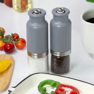 Blackmoor 68039 Grey Coloured Gravity Salt And Pepper Grinder Set