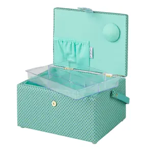 Medium Sewing Basket Sewing Machine 18.5 x 26 x 15cm - Sewing Online GA1119M