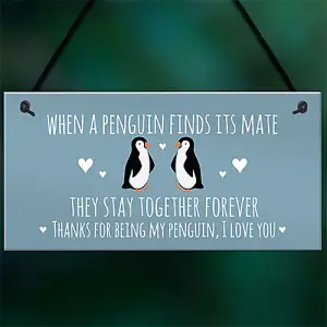 Novelty Anniversary Gift For Him Her Valentines Gift For Boyfriend Girlfriend Penguin Gift