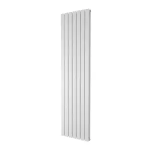 Porter White Double Vertical Flat Panel Radiator - 1200x476mm