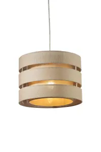 Trio Taupe Pendant Light shade (D)28cm