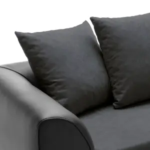 Dylan Collection 2 Seater Sofa in Black