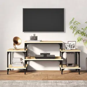 Berkfield TV Cabinet Sonoma Oak 117x35x52 cm Engineered Wood