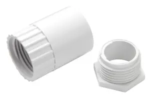 MK White Female 20mm Adaptor