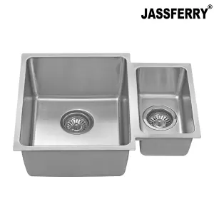 JASSFERRY Kitchen Sink Undermount Stainless Steel 1.5 Tight Radius Bowl, 580 X 440 mm