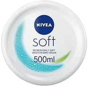 Nivea Soft Moisturising Cream For Face, Hand And Body, 500Ml