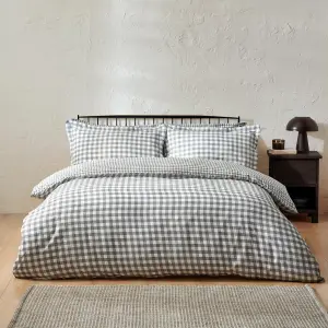 Yard Barton Check Reversible Duvet Set