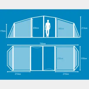 Berghaus Air 6 Tent Nightfall Blackout Bedroom - Fits Berghaus Air 6 & 6.1 Tents