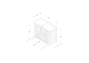 Overlap Presssure Treated Apex Log Store