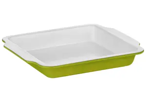 Maison by Premier Ecocook Lime Green Carbon Steel Baking Dish