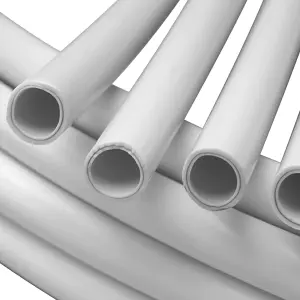 Flomasta White Cross-linked polyethylene (PE-X) Push-fit Barrier pipe (L)50m (Dia)10mm