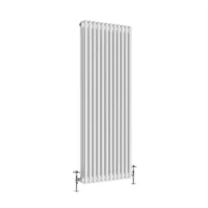 G-Rad White Triple Column Vertical Radiator - (H) 1500 x (W) 555mm