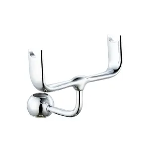 ENKI Chrome Telephone Style Solid Brass Shower Riser Rail B10