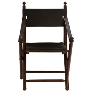 Inca Teak And Black Folding Chair