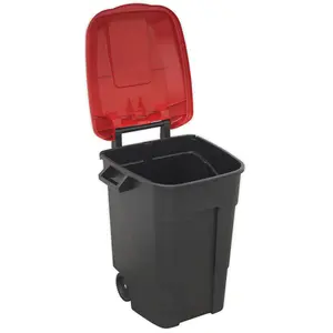 Sealey Refuse/Wheelie Bin 100L - Red BM100R