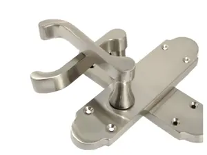 Modern Epsom Internal Door Handles Satin Chrome Latch Handle Door Set