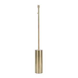 ValueLights Lexy Antique Brass Rotary Dimmer Switch Floor Lamp Base