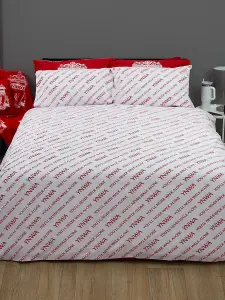 Liverpool FC Tone Double Panel Duvet and Pillowcase Set