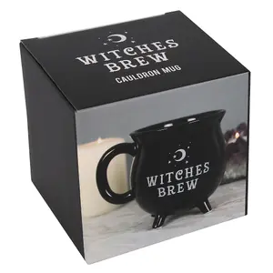 Ceramic Witches Brew Cauldron Halloween Mug (500 ml)