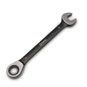 Sata 12pc Reversible Ratcheting Wrench Set Metric - Black Edition