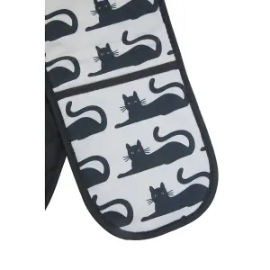 Maison by Premier Black Cat Double Oven Glove