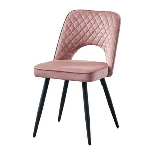 Asfand Upholstered Dining Chair (Set of 2) Pink