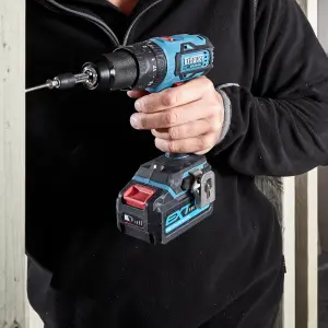 Erbauer EXT 18V Li-ion Cordless Combi drill (1 x 4Ah) - ECD18-Li-2