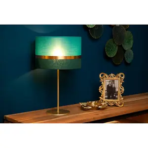 Lucide Extravaganza Tusse Retro Table Lamp 30cm - 1xE14 - Green