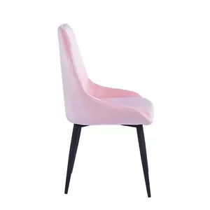 Fern Upholstered Dining Chair (Set of 2) Pink