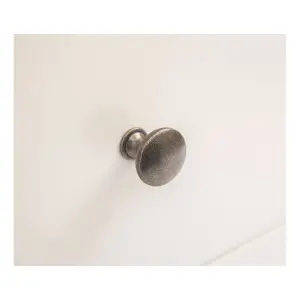 Castelli 3 Drawer Bedside Table Brass Knob