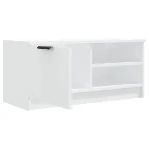 Berkfield TV Cabinets 2 pcs White 80x35x36.5 cm Engineered Wood