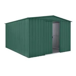 10 x 12 Apex Metal Garden Shed - Heritage Green (10ft x 12ft / 10' x 12' / 3.1m x 3.7m)