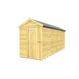 DIY Sheds 5x17 Apex Shed - Single Door With Windows