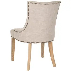 Baumgarten Upholstered Dining Chair (Set of 2) Grey