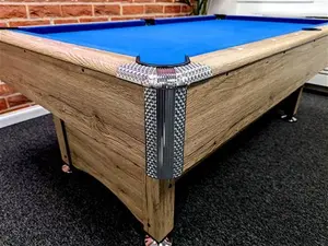 Signature Dean Pool Table: Grey Oak Finish