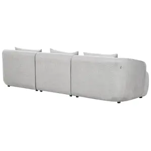 Corner Sofa SVANSELE Grey Fabric Left Hand