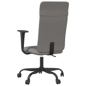 Berkfield Office Chair Dark Grey Fabric