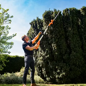 Yard Force 20V Cordless Pole Hedge Trimmer extendable up to 256cm with Lithium-ion battery & charger - LH C41A - CR20 Range