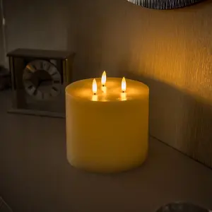 ValueLights Flickering Candle Ivory Light Decoration