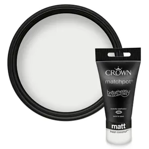 Crown Fresh Coconut Matt Emulsion paint, 40ml