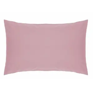 Belledorm Easycare Percale Housewife Pillowcase Blush (One Size)