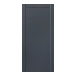 GoodHome Ashmead Matt midnight blue Shaker Larder Cabinet door (W)500mm (H)1287mm (T)16mm