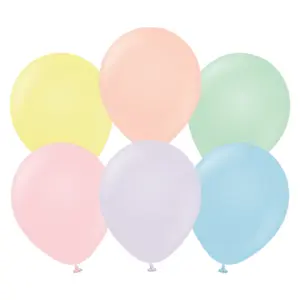 Kalisan Macaron Latex Balloon (Pack of 100) Multicoloured (One Size)