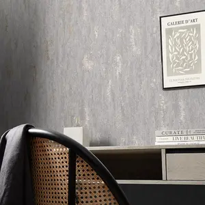 Manhattan Modern Wallpaper In Charcoal And Rose